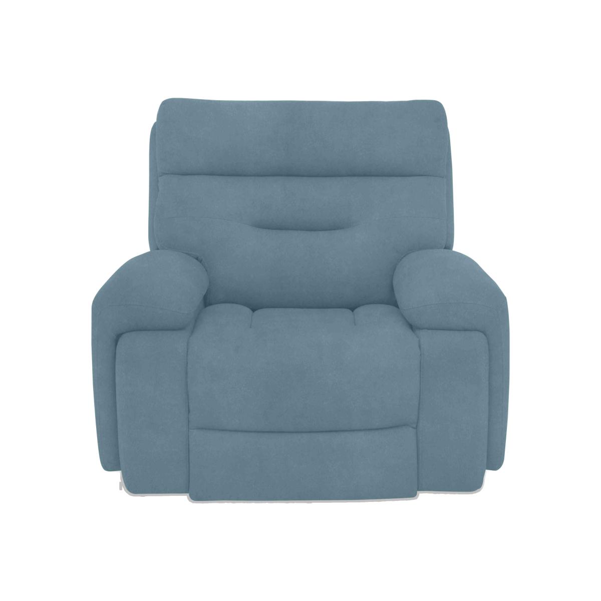 Cinemax Fabric Chair - Velvet Blu