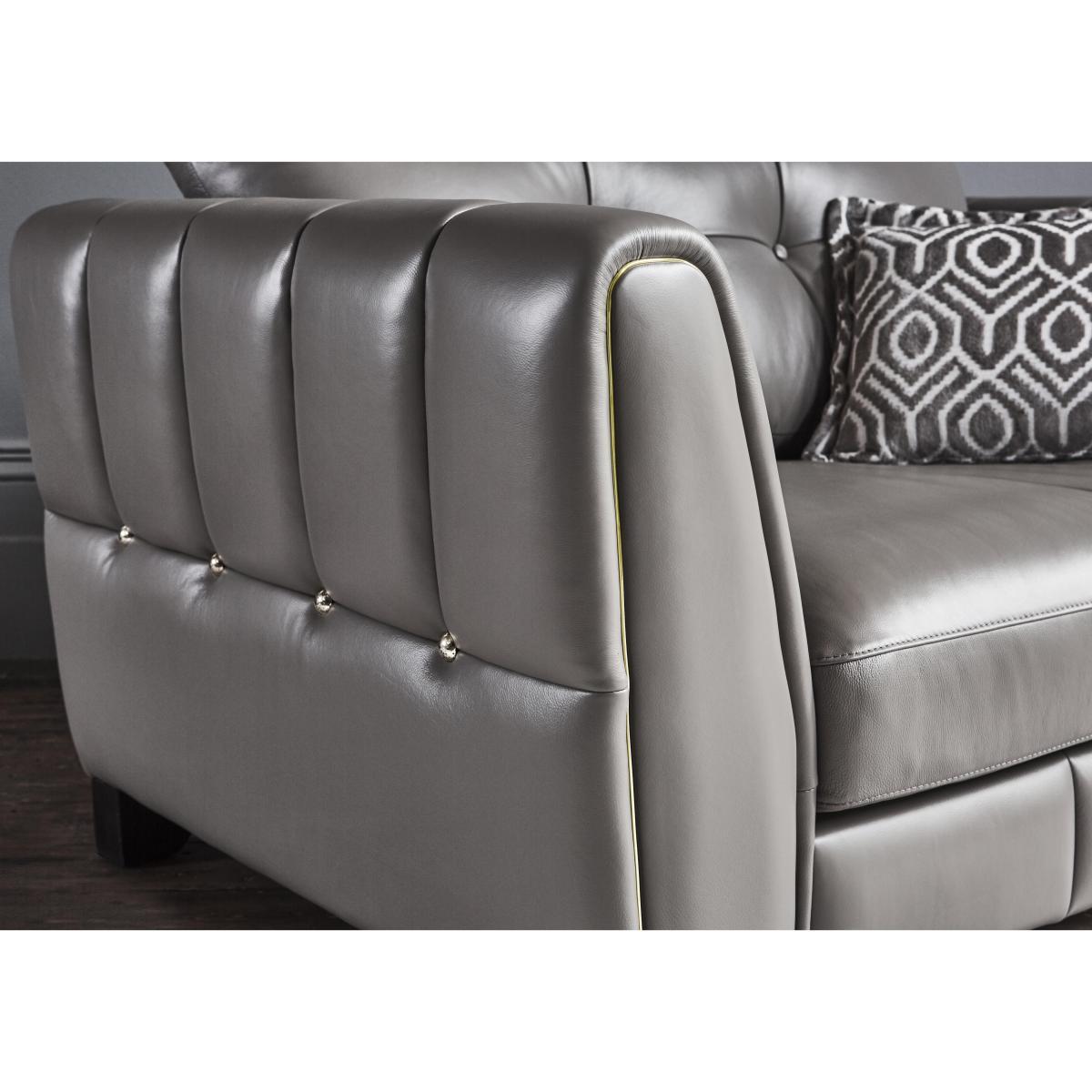 Allegra Leather Snuggler Chair – image 4