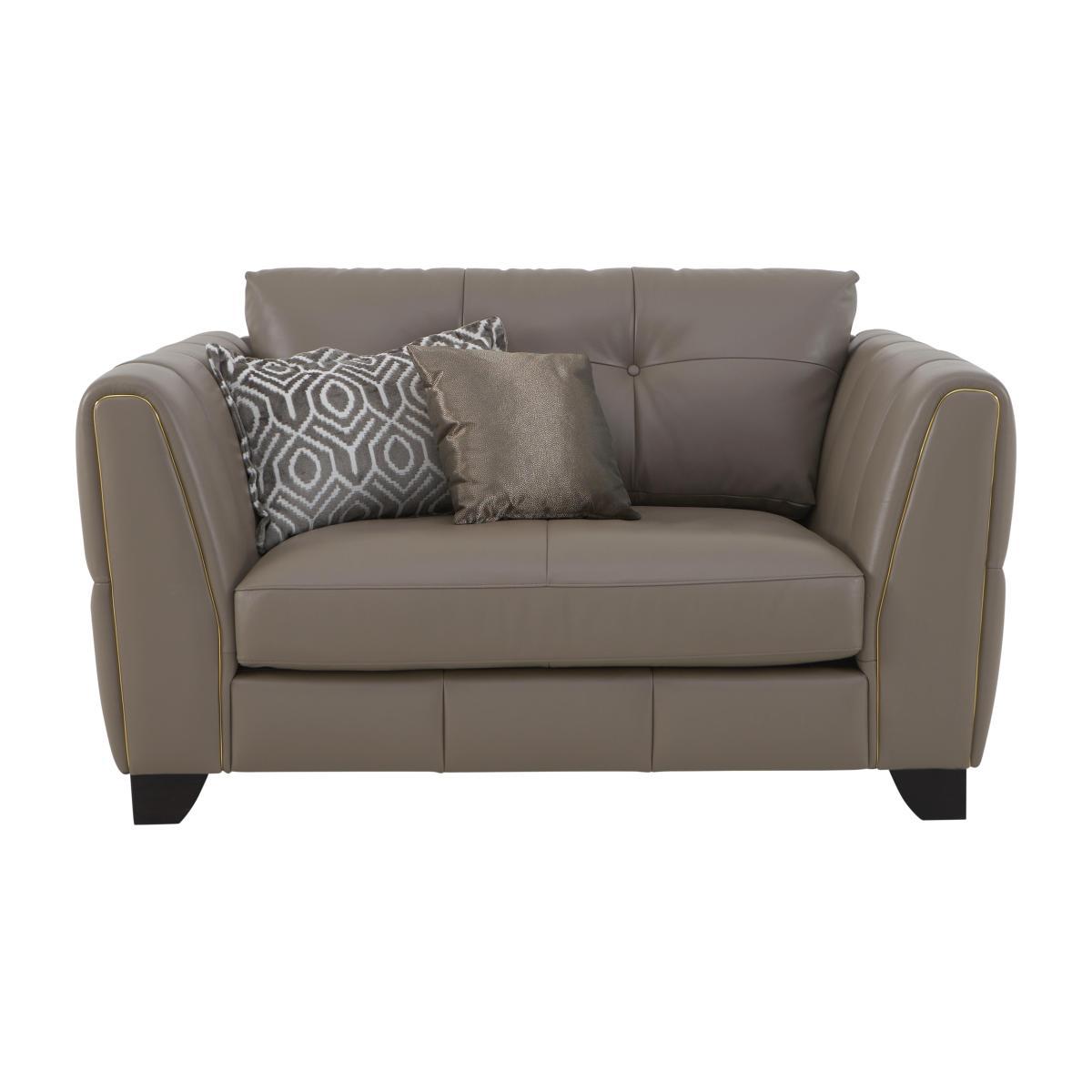 Allegra Leather Snuggler Chair – image 1