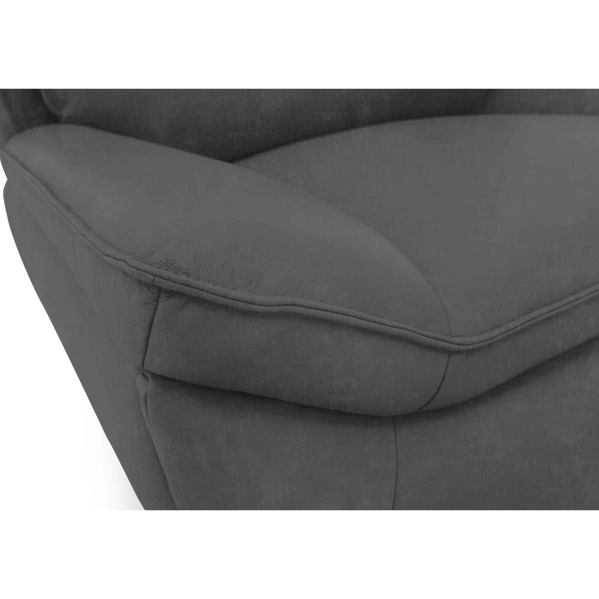 Vinny Fabric Swivel Chair - Heritage Granite – image 2