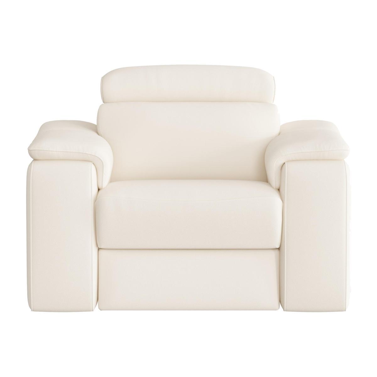 Nicoletti - Davide Leather Chair - White – image 1