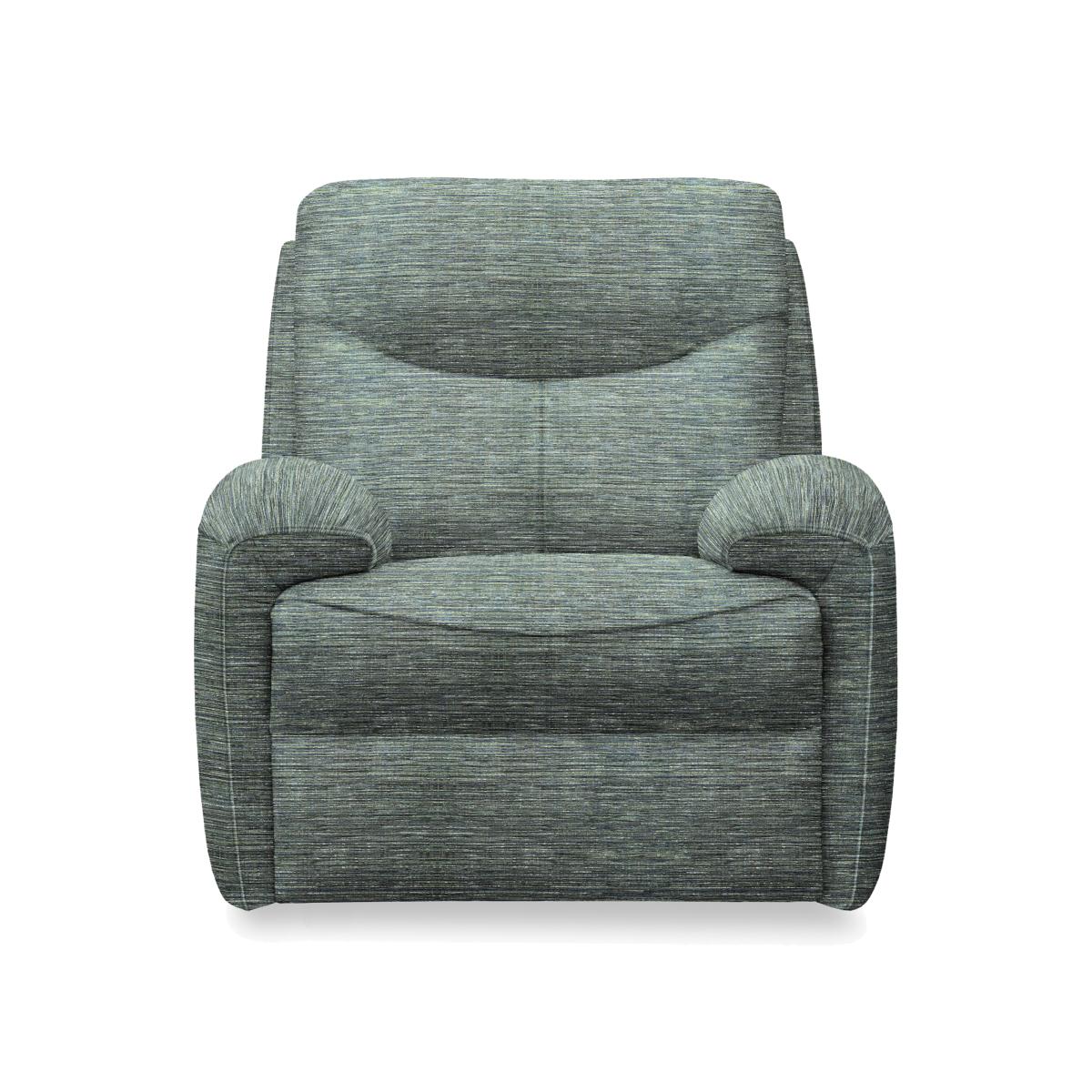 G Plan - Amesbury Fabric Armchair with Manual Recliner - Waffle Marine – image 1