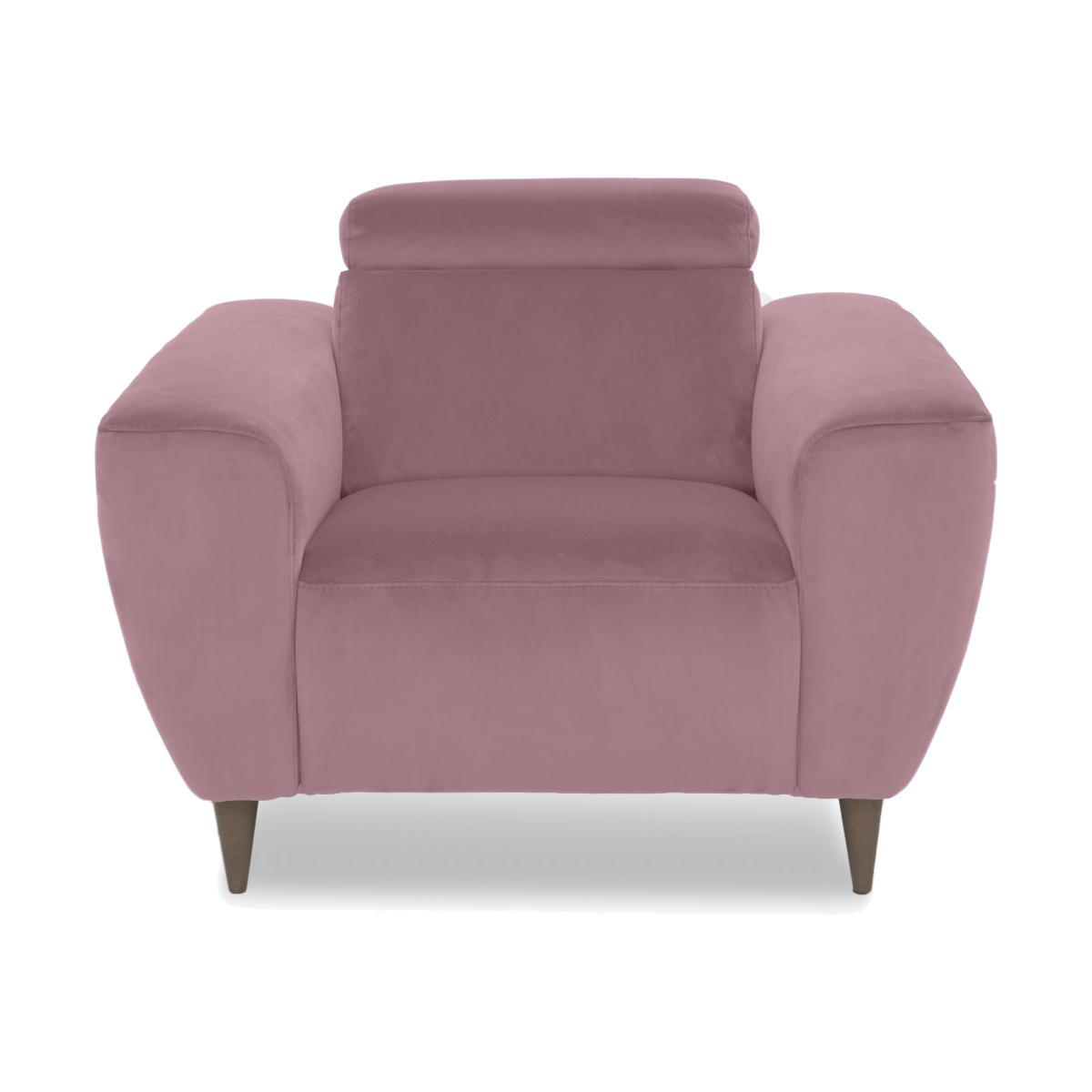 Nicoletti Italia - Milano Fabric Power Recliner Chair - Selma Rosa