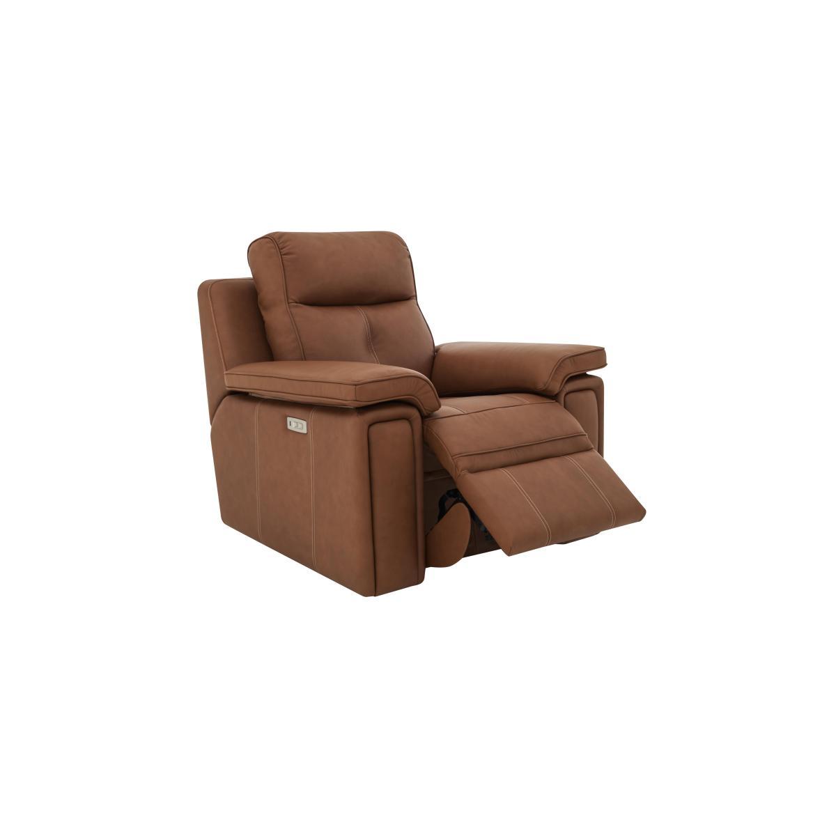 G Plan - Hannington Leather Manual Recliner Armchair – image 4