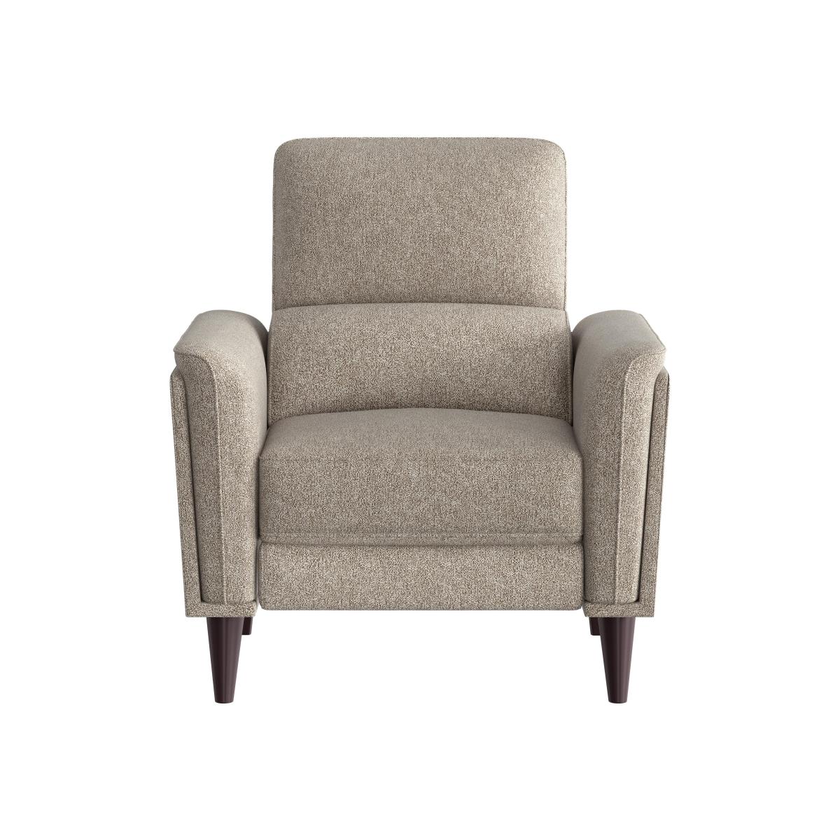 Compact Collection Klein Fabric Power Recliner Chair with Telescopic Headrest - Biscuit