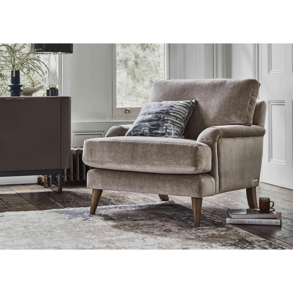 The Lounge Co. - Primrose Fabric Chair - Grey – image 2