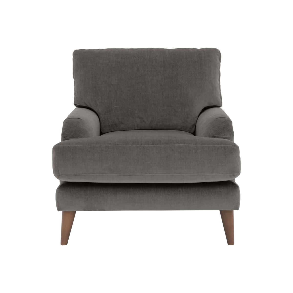 The Lounge Co. - Primrose Fabric Chair - Grey – image 1