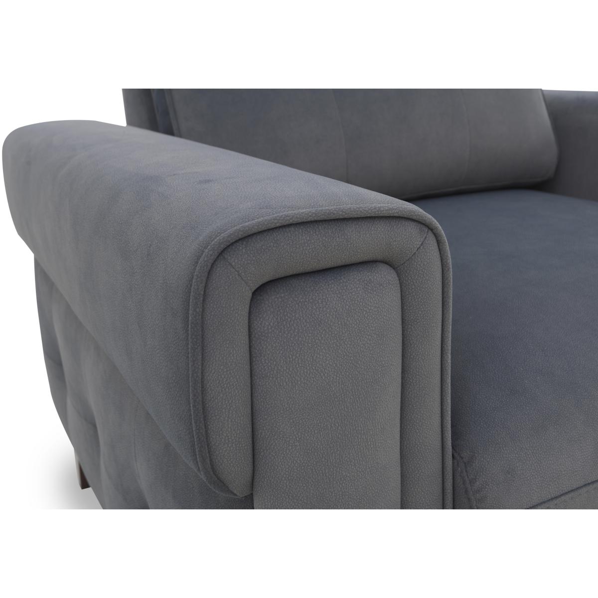 Zoom Fabric Armchair - Halifax Charcoal – image 3