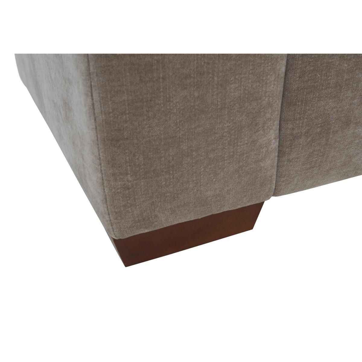 Home Fabric Snuggler Sofa Bed - Brown – image 3
