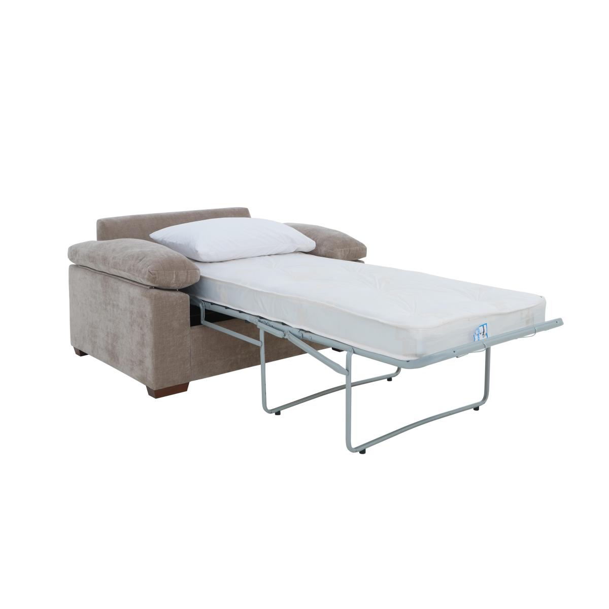 Home Fabric Snuggler Sofa Bed - Brown – image 5