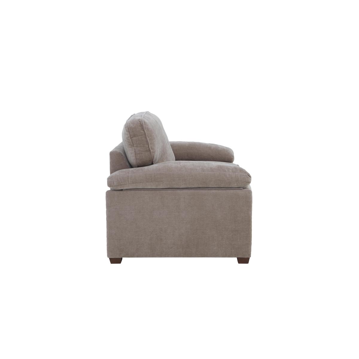 Home Fabric Snuggler Sofa Bed - Brown – image 6
