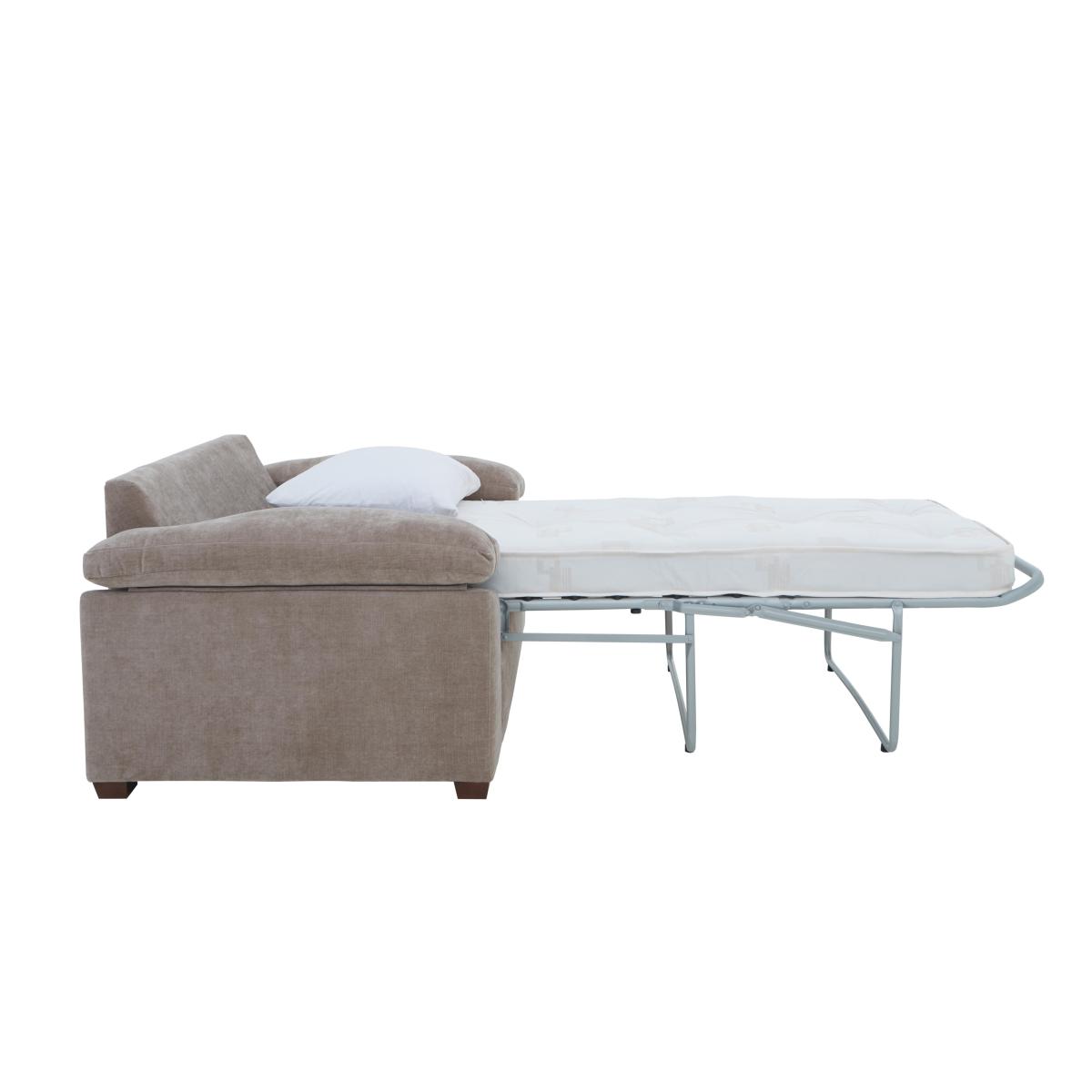 Home Fabric Snuggler Sofa Bed - Brown – image 7