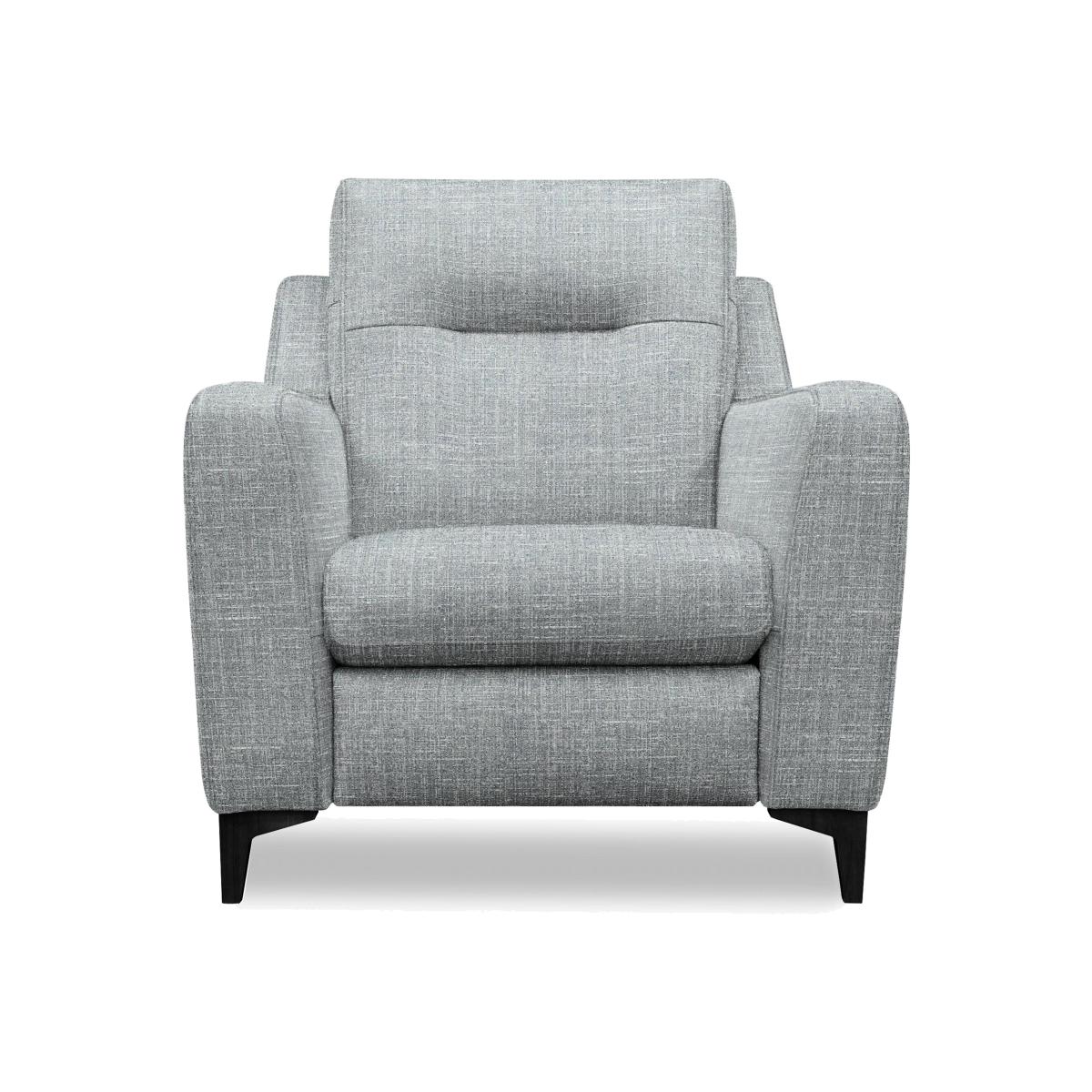 G Plan - Arlo Fabric Chair - Beach Duck Egg with Ebony Feet
