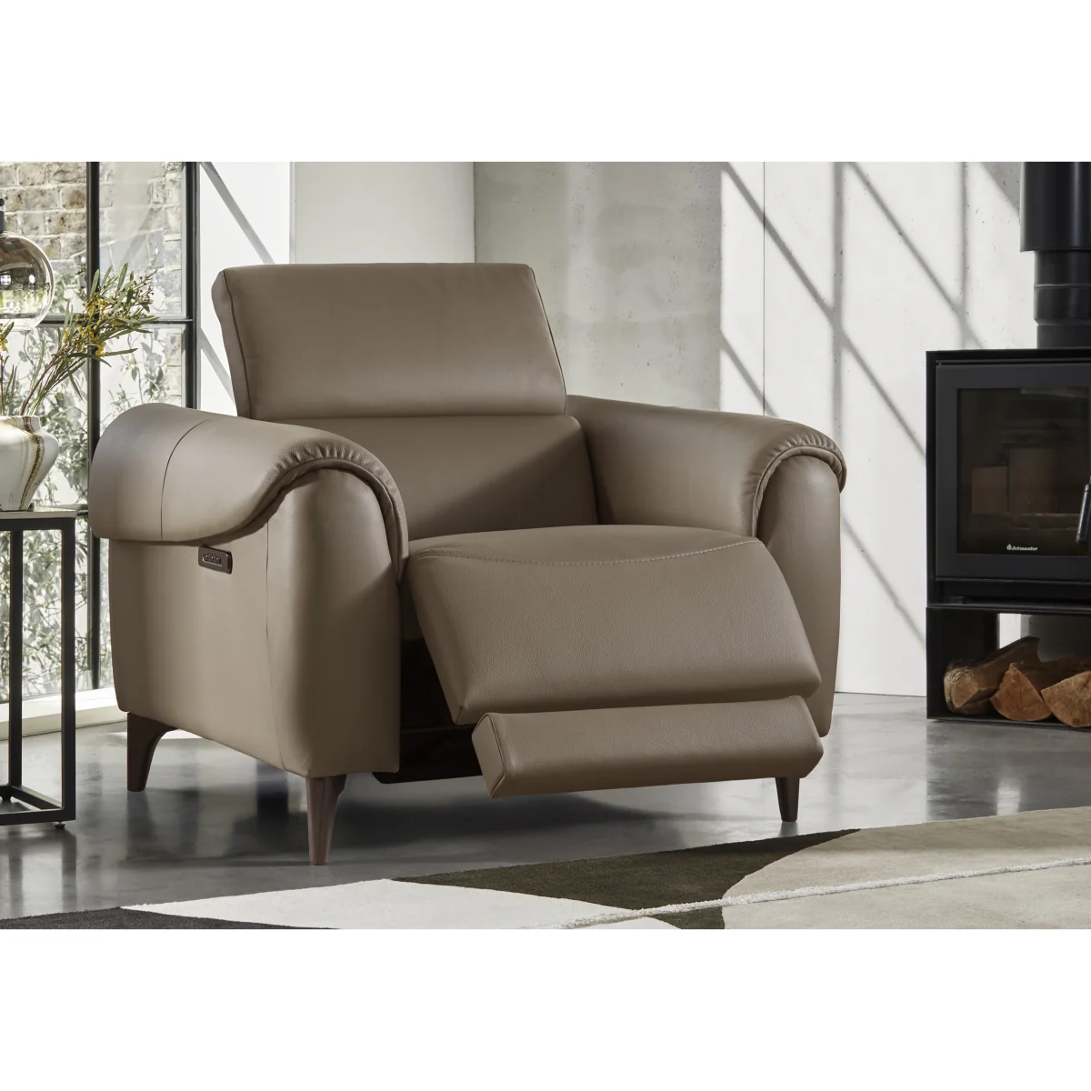 Nicoletti - Nicole Leather Armchair - Torello Bianco Puro – image 2