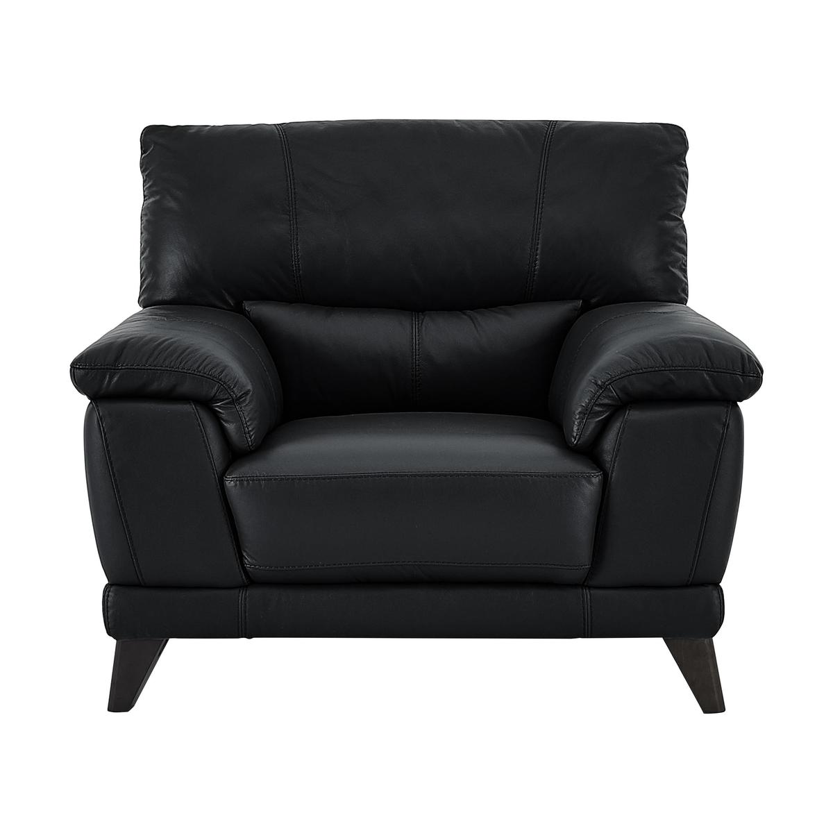 World of Leather - Pacific Leather Armchair - Black – image 1