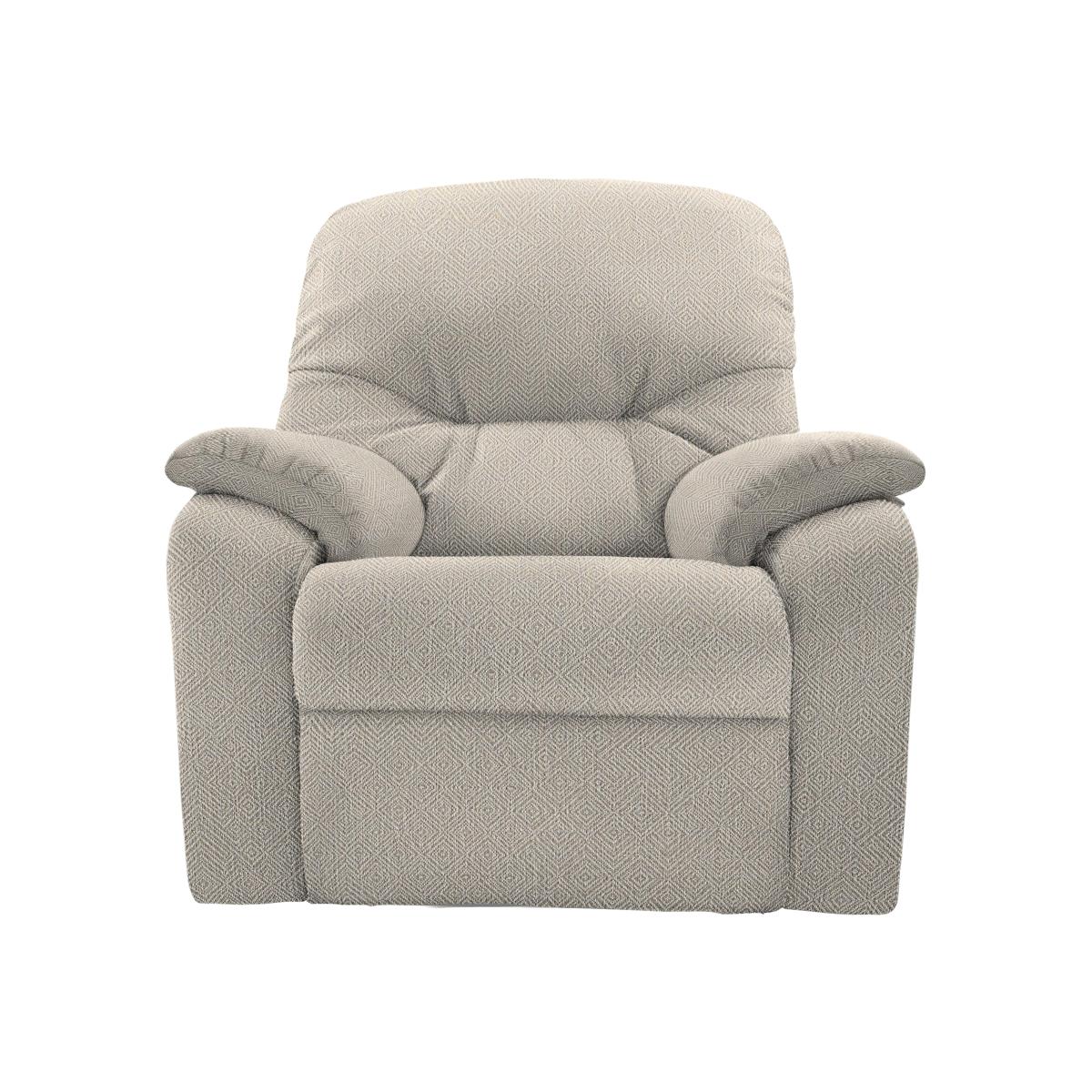 G Plan - Mistral Small Fabric Power Recliner Armchair - Nebular Pebble – image 1