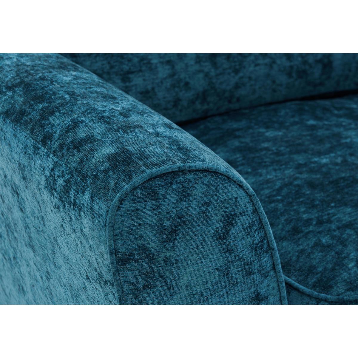 Oxford Street Fabric Snuggle Chair Sofa Bed - Teal - By Furniture Village – image 5