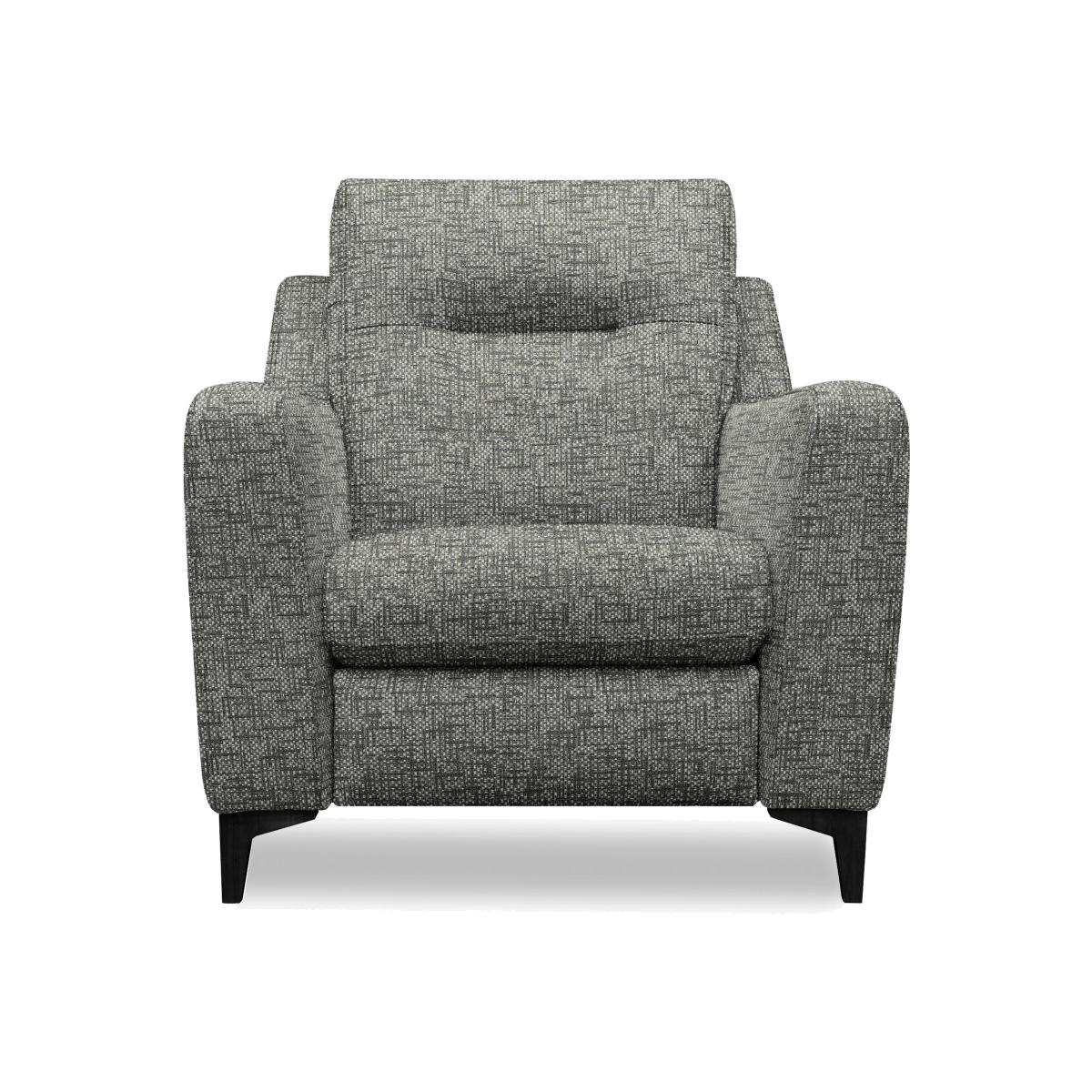 G Plan - Arlo Fabric Chair - Remco Slate with Ebony Feet