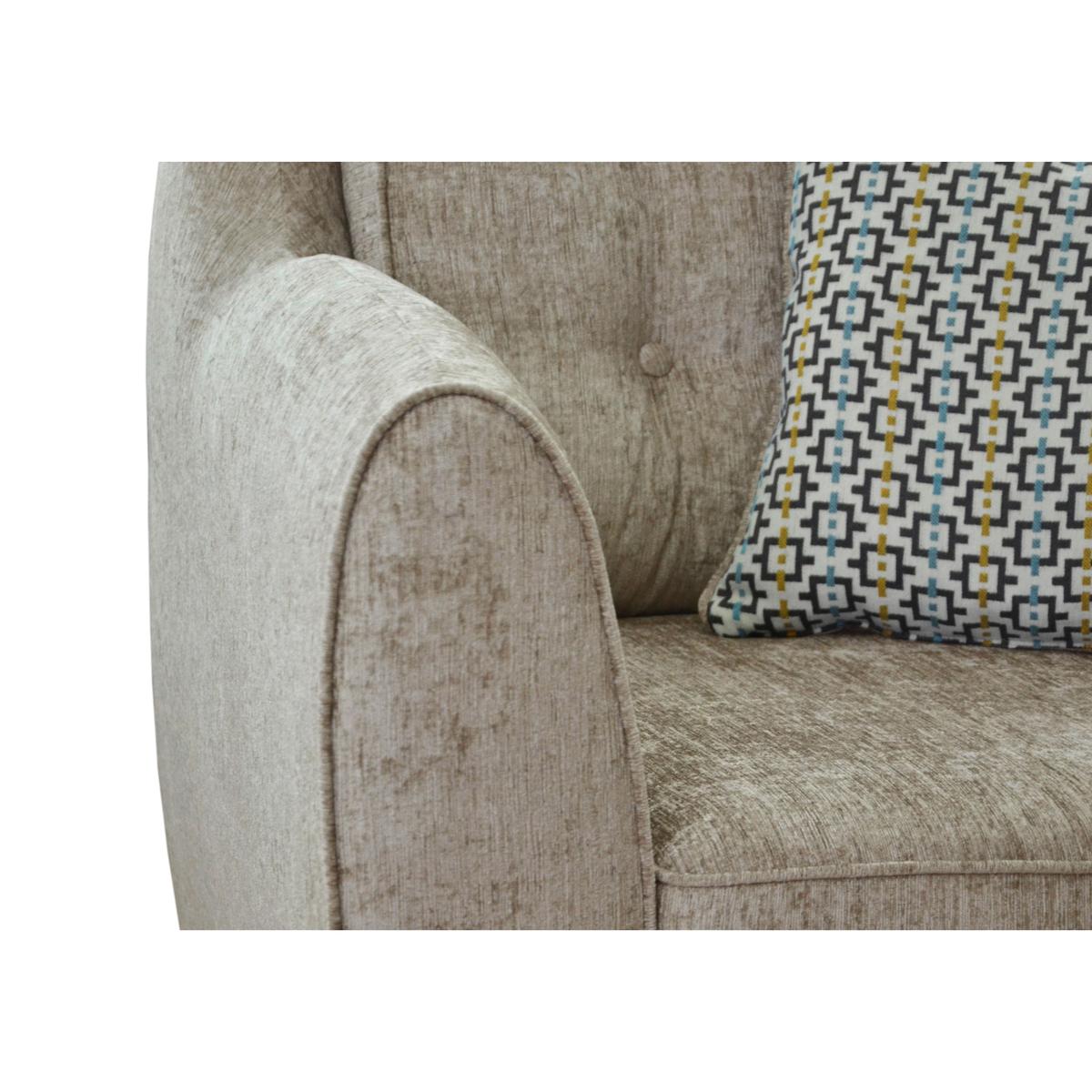 Kandi Fabric Armchair - Blue - By Furniture Village – image 2