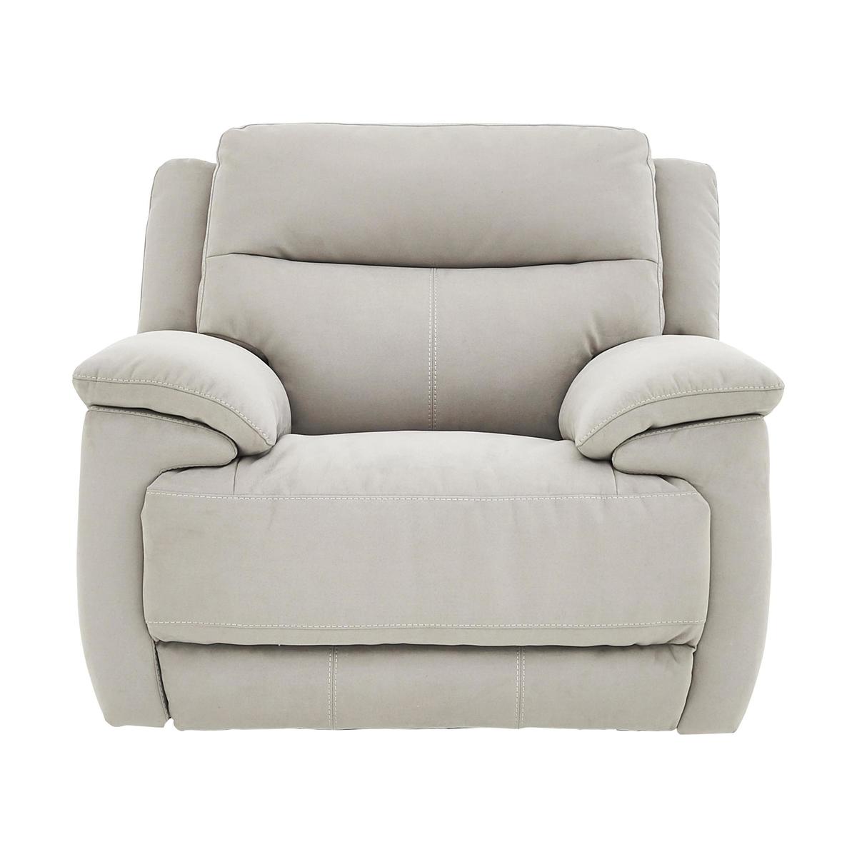 Touch Fabric Armchair - Grey - By Furniture Village – image 1