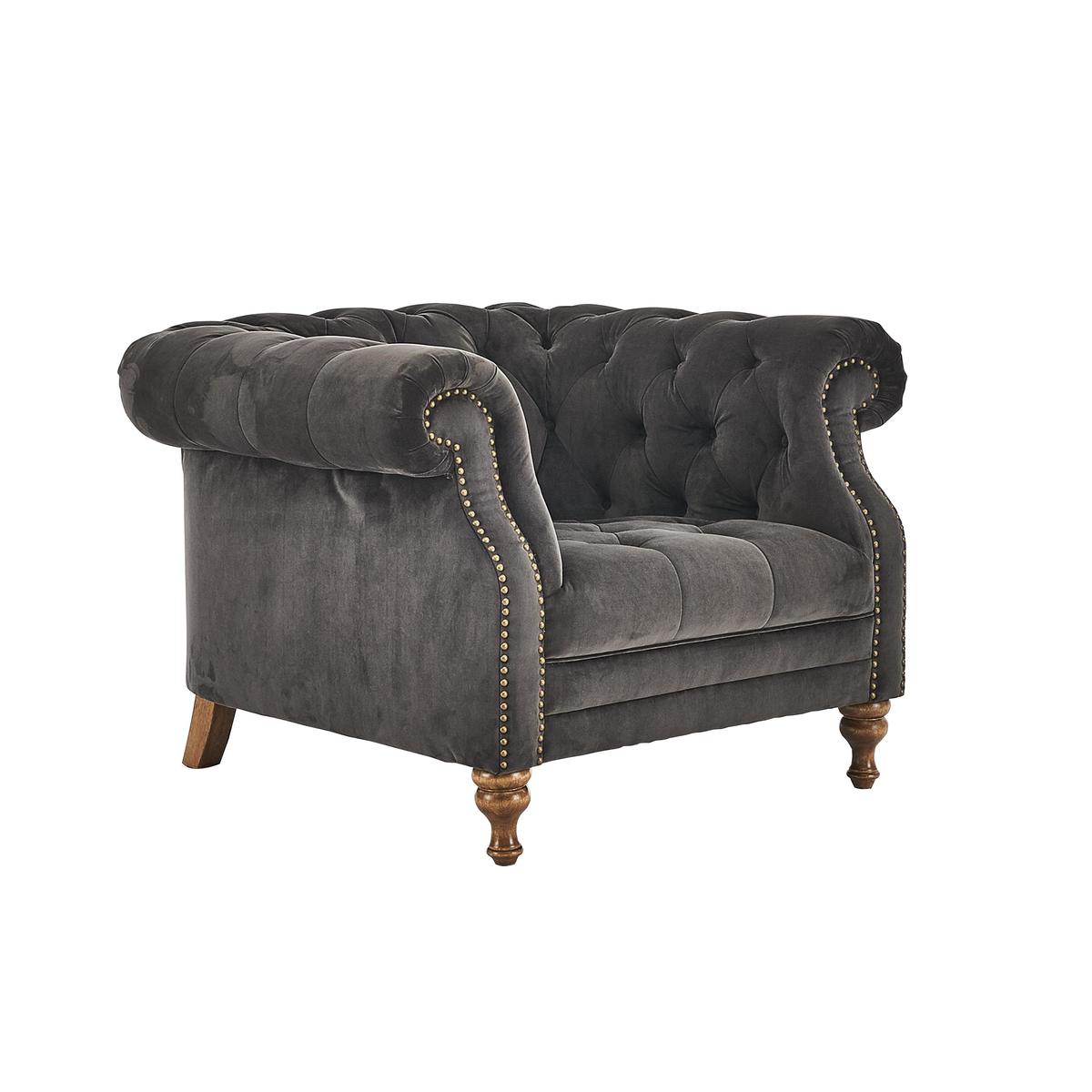 Alexander and James - New England Yale Fabric Armchair - Beige – image 2