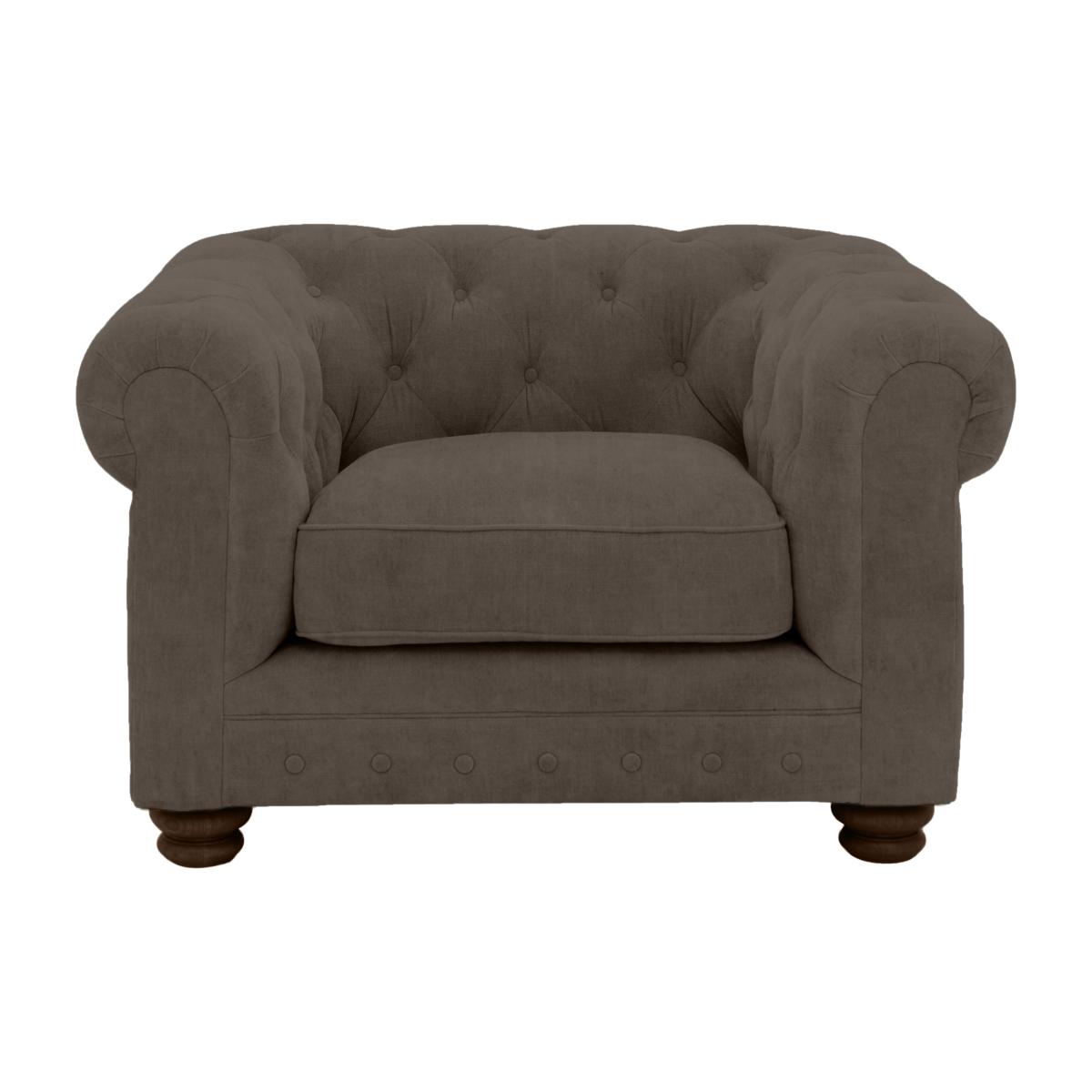 Alexander and James - Chesterfield Collection Hugo Fabric Chair - Discovery - Dark Feet