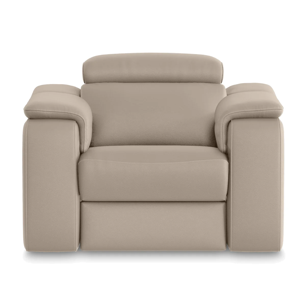 Nicoletti - Canto Leather Armchair - Torello Fango – image 1