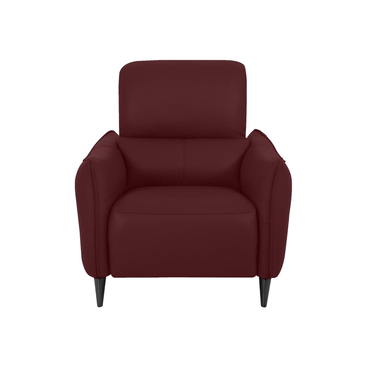 Domicil - Maddox Leather Power Recliner Chair - Burgundy