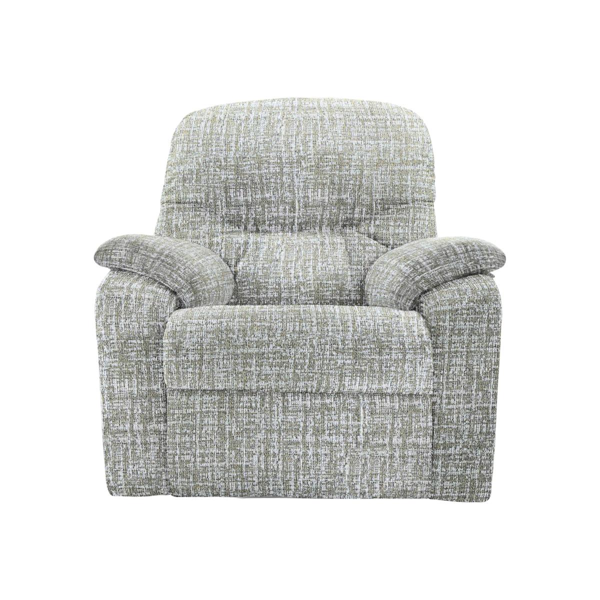 G Plan - Mistral Small Fabric Armchair with Manual Recliner - Shore Oatmeal – image 1
