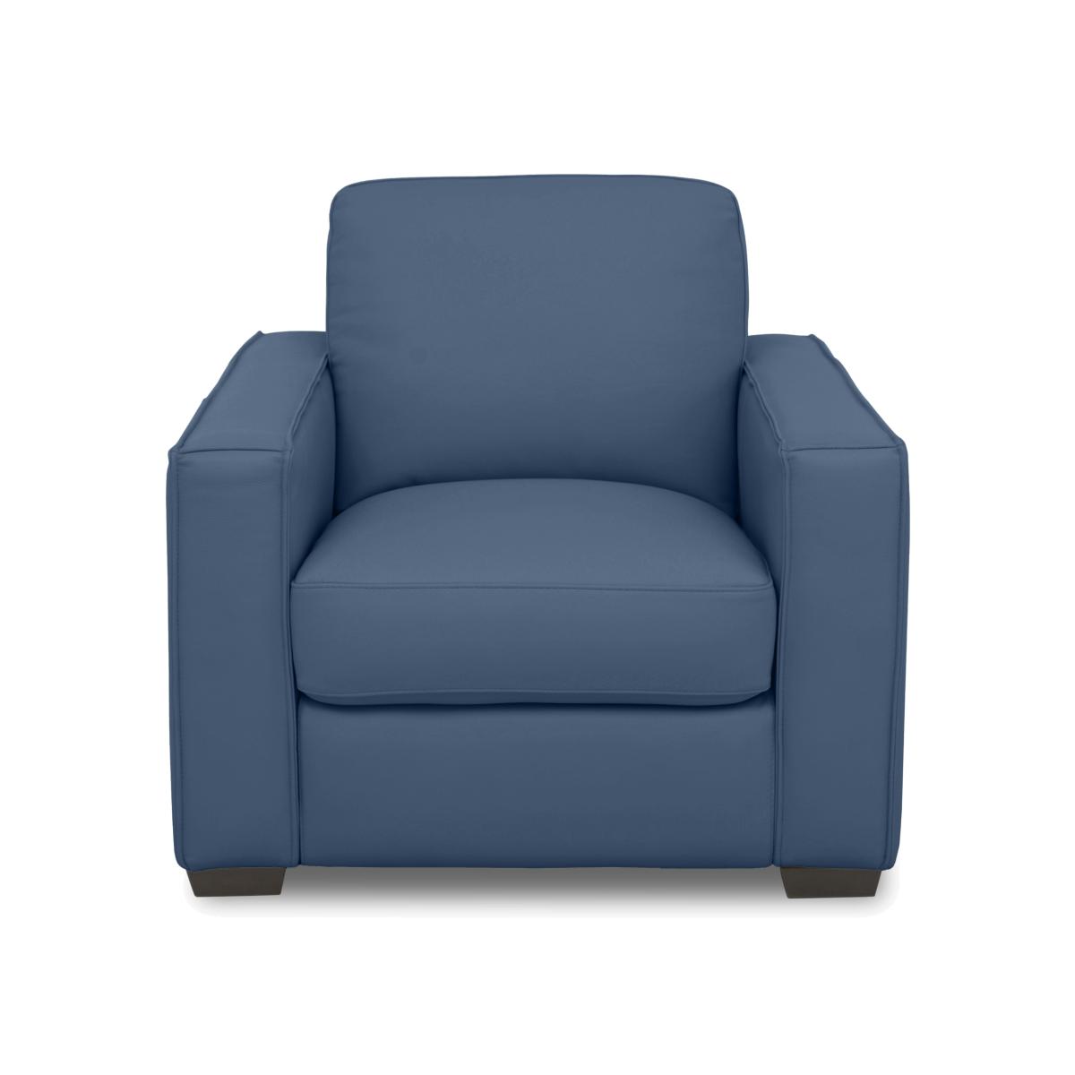 Parma Leather Armchair - Carribean Sea – image 1