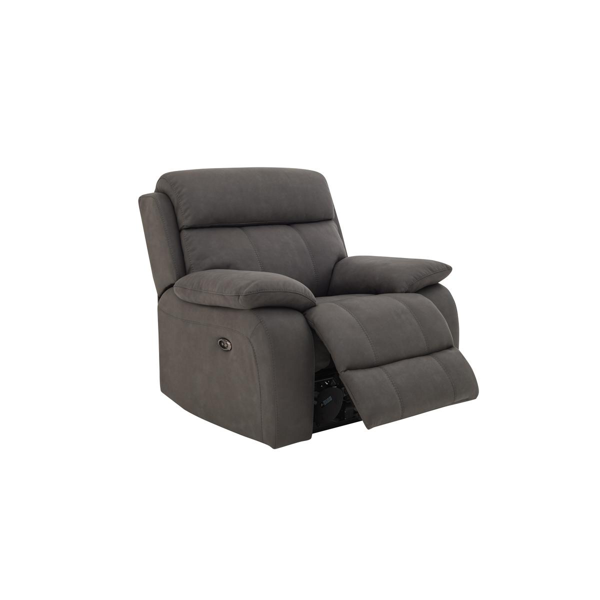 Moreno Fabric Manual Recliner Armchair - Beige - By Furniture Village – image 3