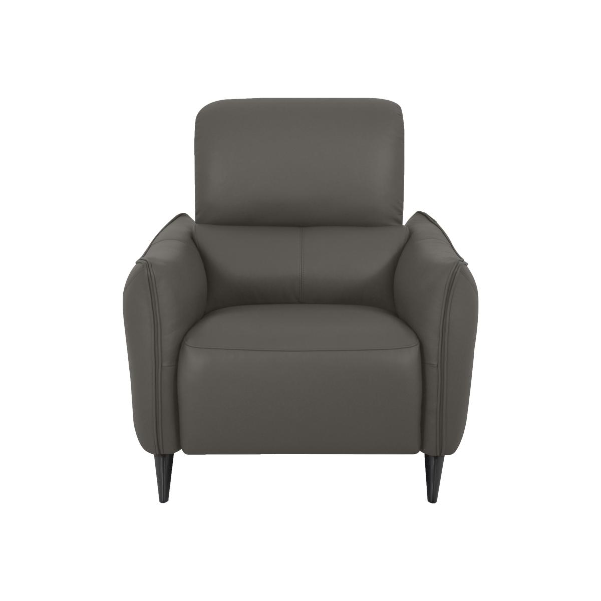 Domicil - Maddox Leather Power Recliner Chair - NN Elephant Grey