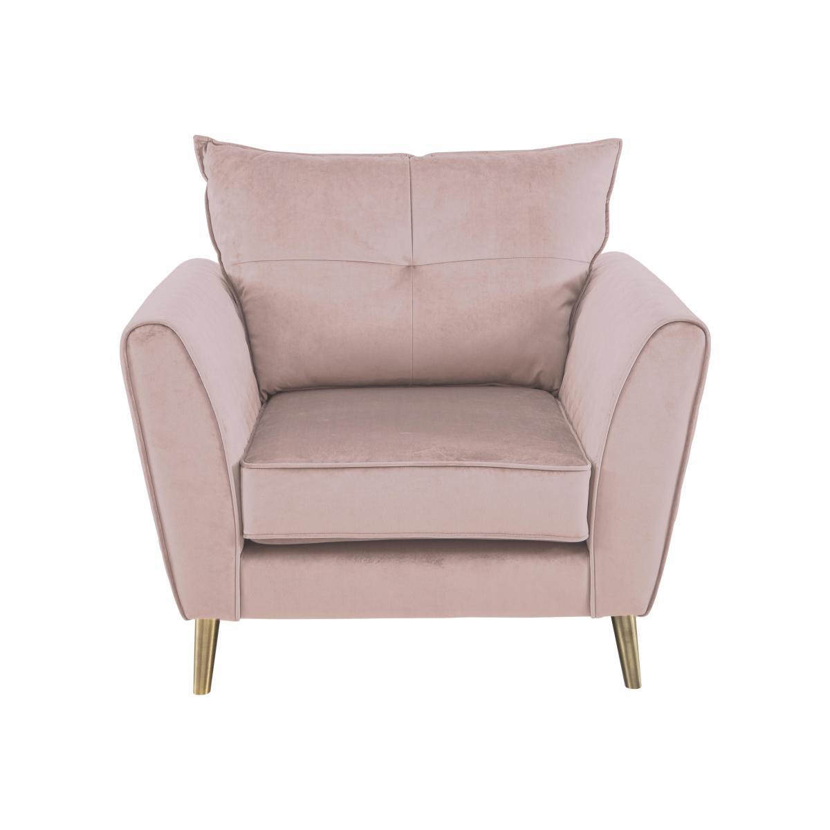 Celestia Fabric Armchair - Pink – image 1