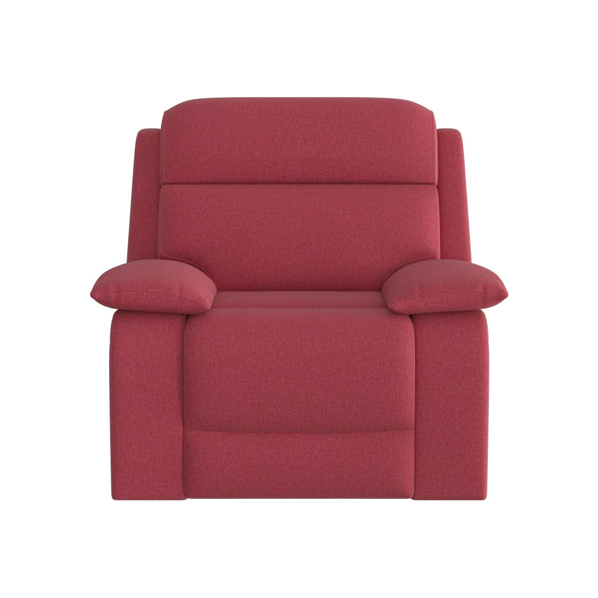 Moreno Fabric Manual Recliner Armchair - Red – image 1