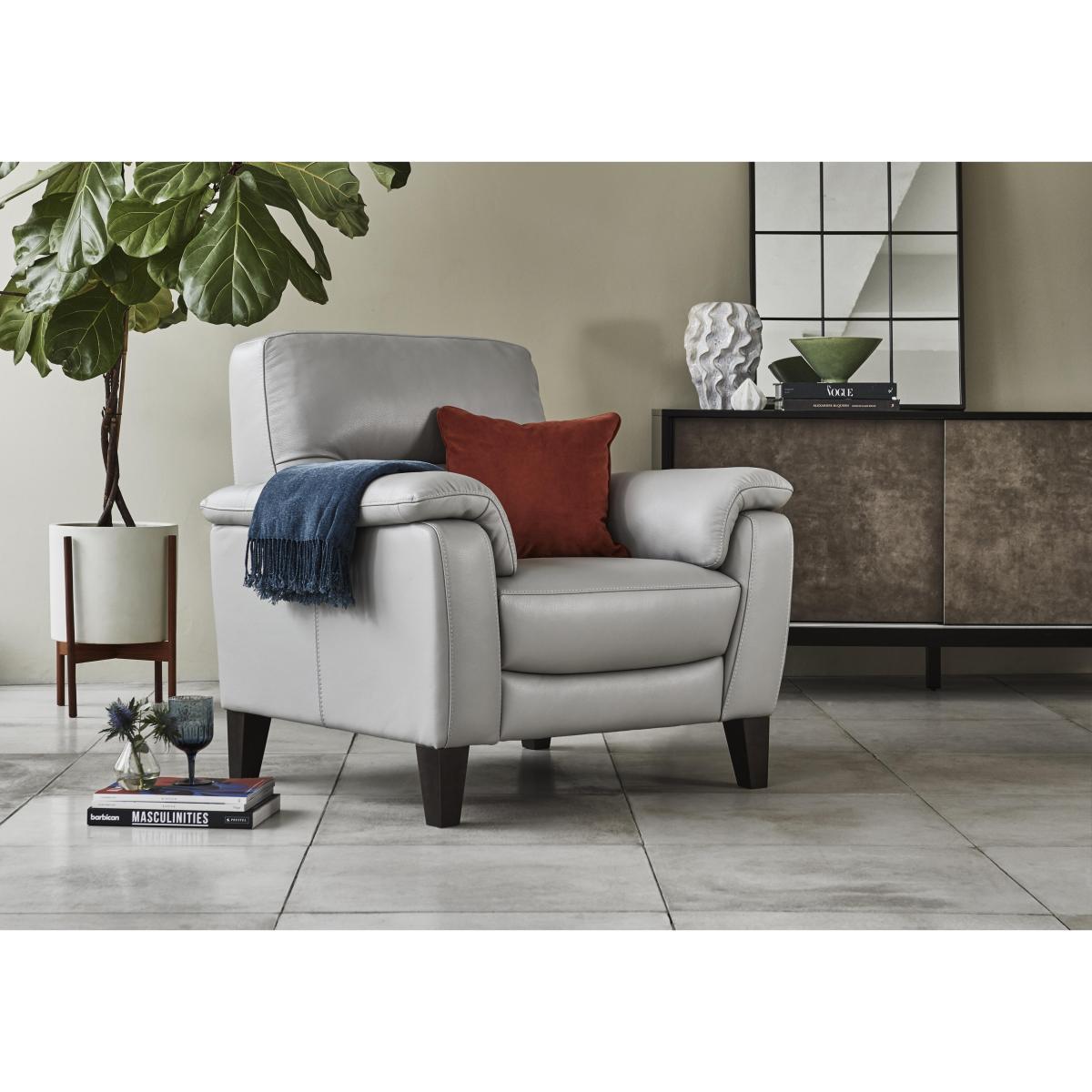 Catania Leather Armchair- World of Leather – image 2