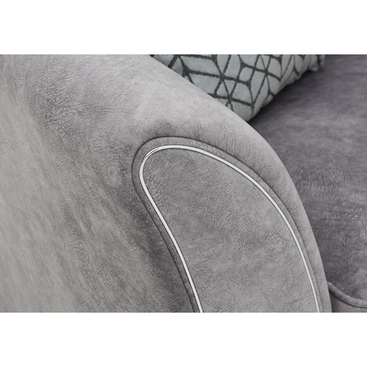 Amora Fabric Armchair - Brown - By Furniture Village – image 3