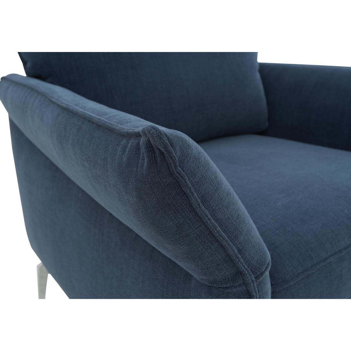 Skylar Fabric Armchair - Blue – image 5