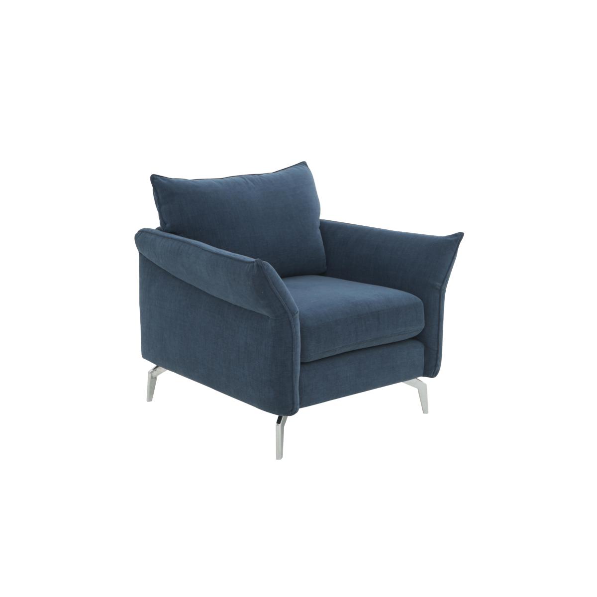Skylar Fabric Armchair - Blue – image 6