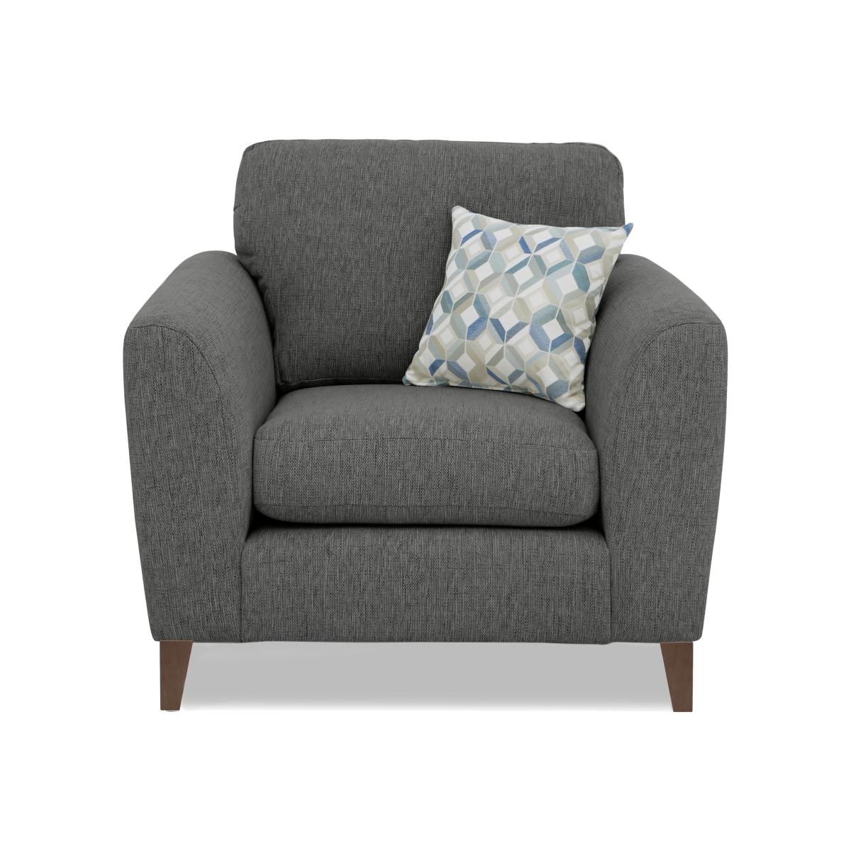 Pippa Fabric Chair - Slate