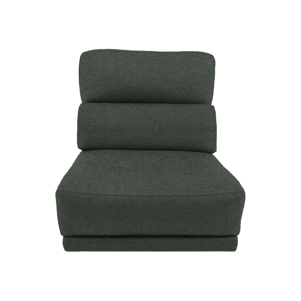 Adama Fabric Armless Unit - Moss Green
