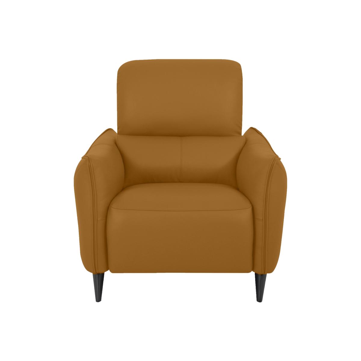 Domicil - Maddox Leather Power Recliner Chair - NP Honey Yellow