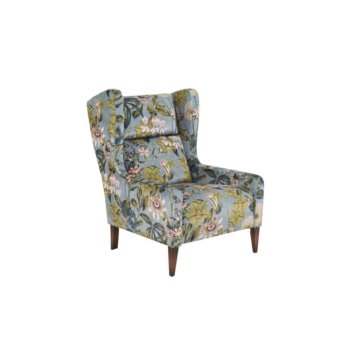 Boutique Palace Fabric Accent Chair - Grey – image 6