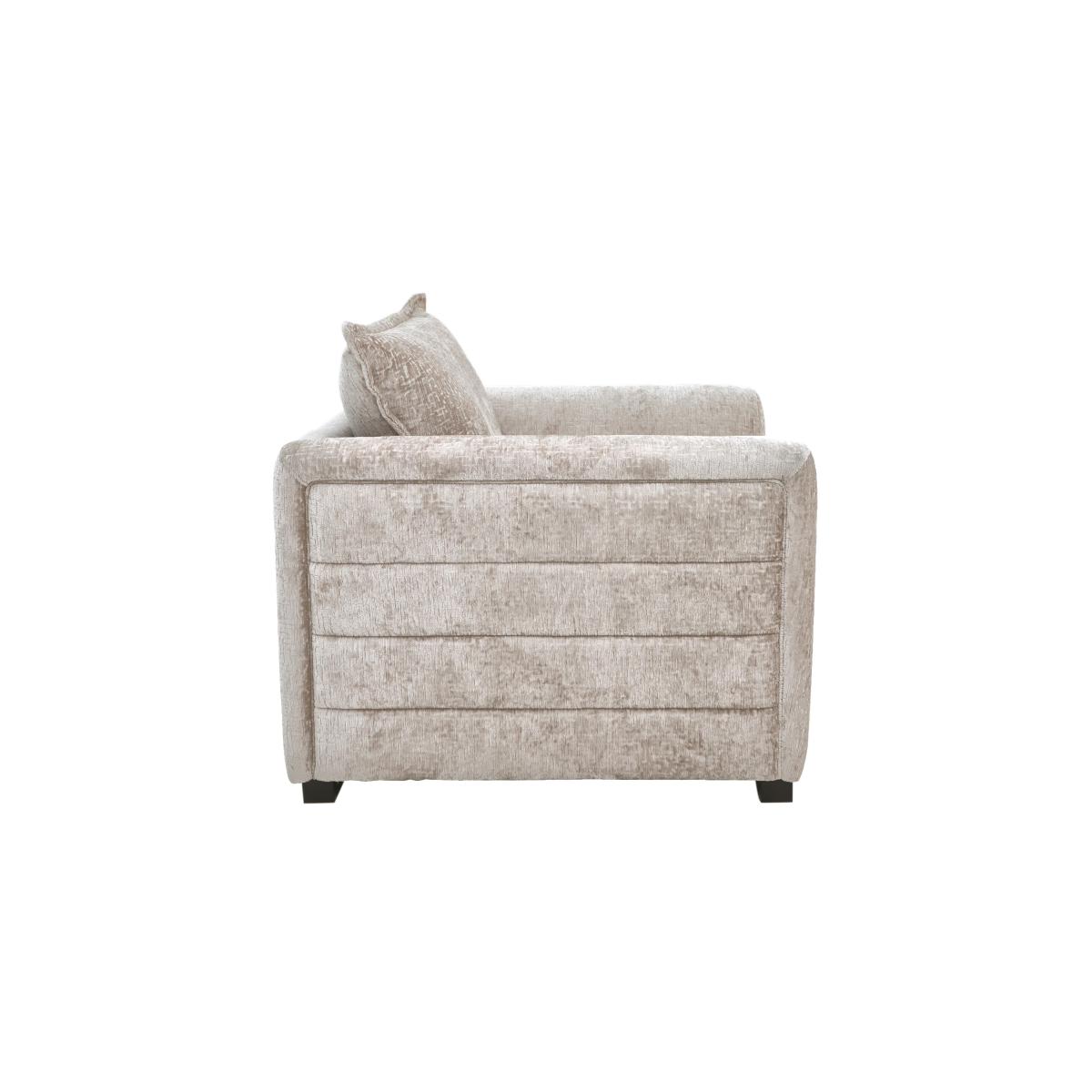 Boutique Lavish Fabric Armchair - Natural – image 5