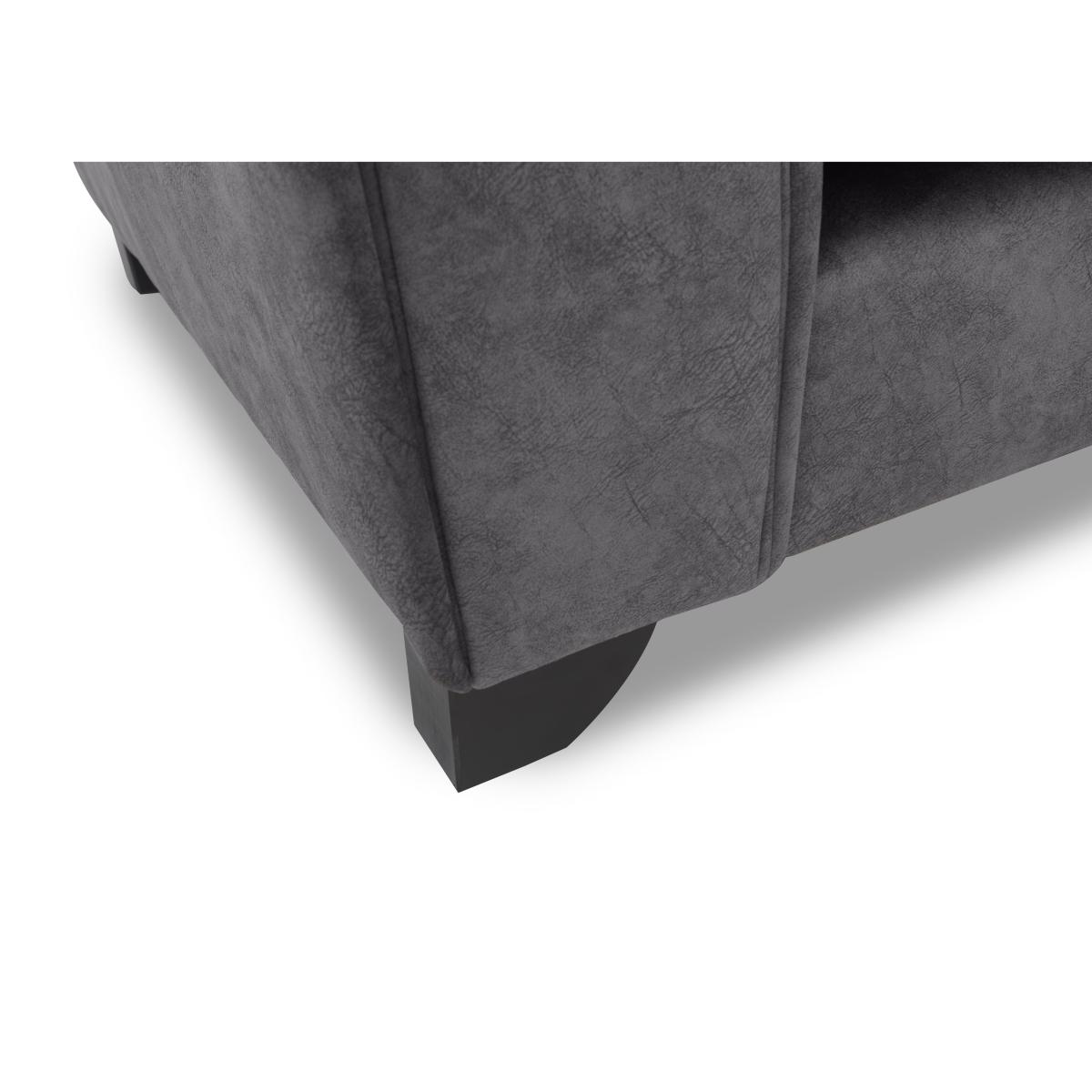 Mariah Classic Back Fabric Armchair - Dapple Chocolate – image 3