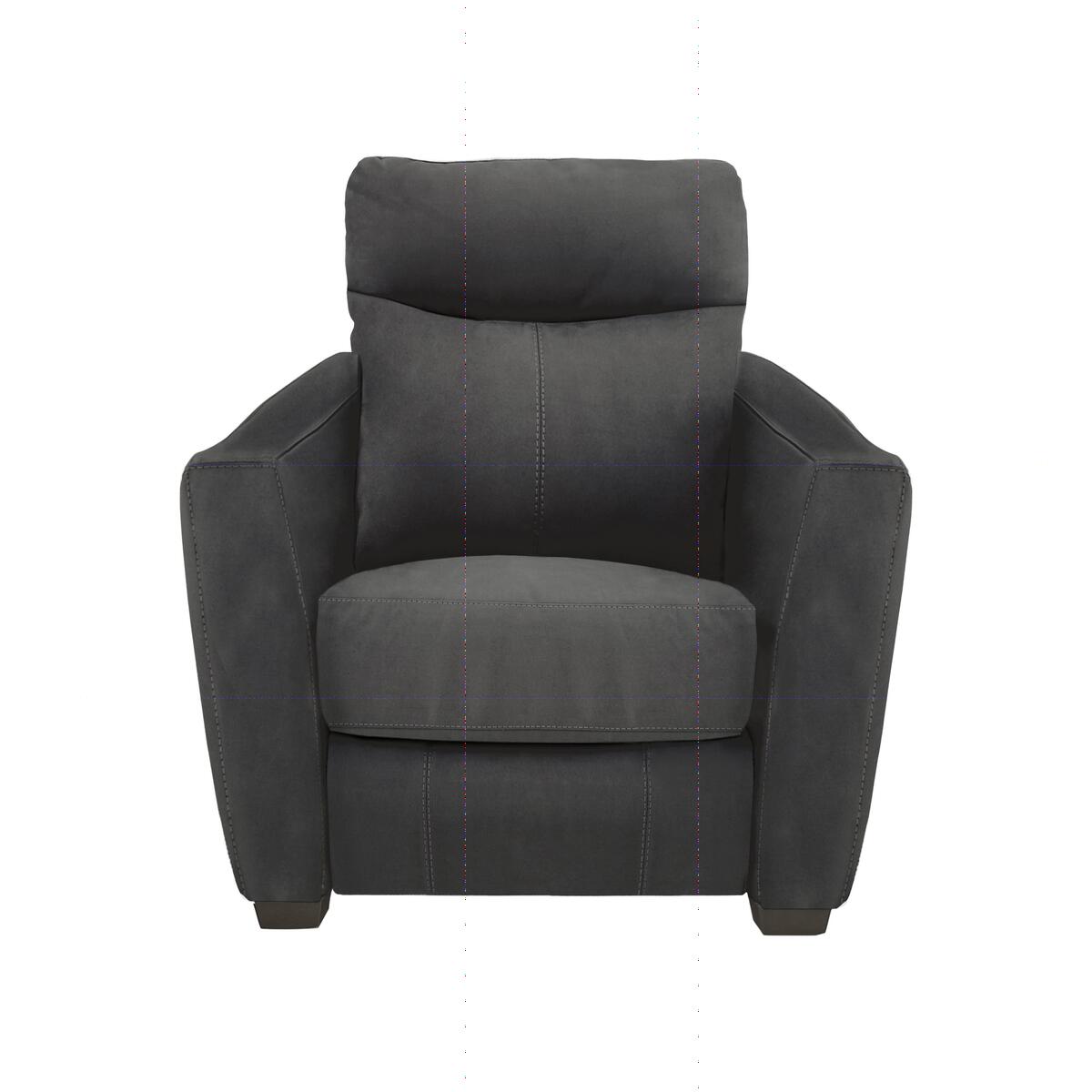 Compact Collection Midi Fabric Armchair - Grey
