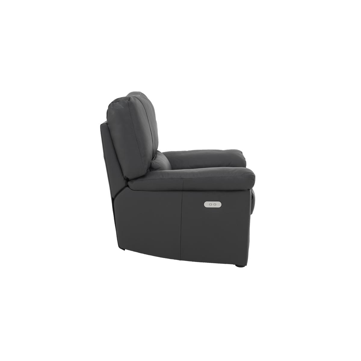 Lazio Leather Recliner Armchair - Beige - By Furniture Village – image 5