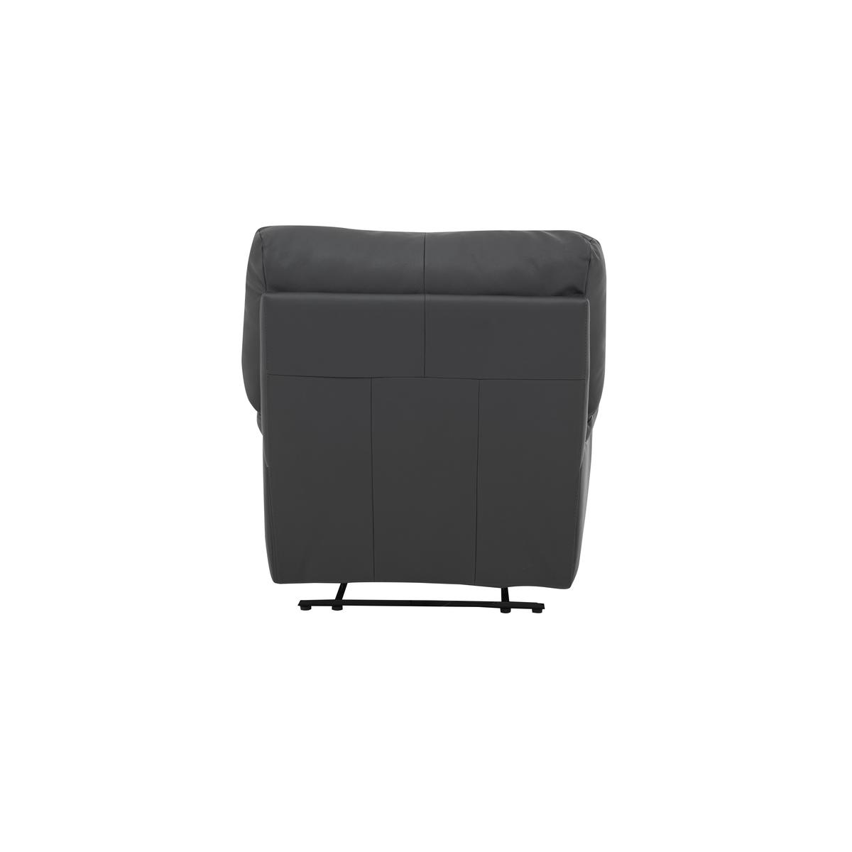 Lazio Leather Recliner Armchair - Beige - By Furniture Village – image 6