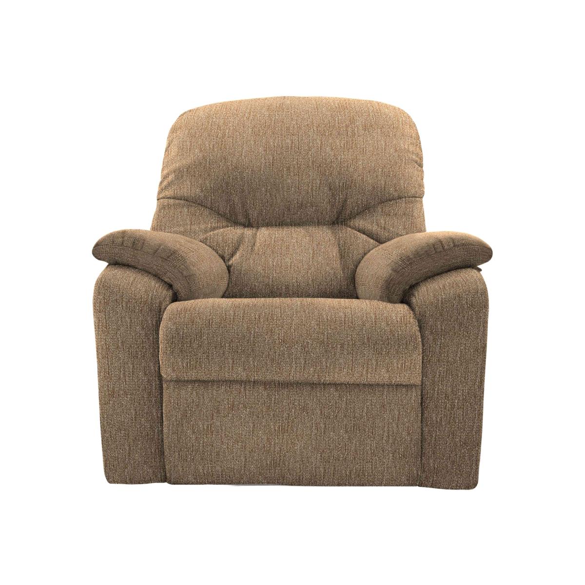 G Plan - Mistral Small Fabric Power Recliner Armchair - Boucle Cocoa – image 1