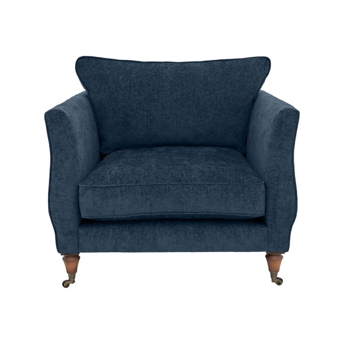 Boutique Chatterley Chair - Bolero Midnight with Walnut Castor