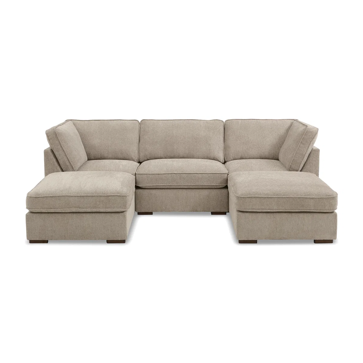 Emilia Standard Fabric U-Shaped Sofa - Sofas and Armchairs - In Time for Christmas – image 1